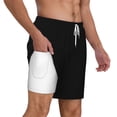 thumbnail image 6 of Rocae Black for Men's Swim Trunks Quick Dry With Two Side Pockets and One Lined Patch PocketX-Large, 6 of 9