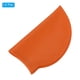 thumbnail image 3 of Gorro de natación de silicona Uxcell, gorro de natación impermeable antideslizante para adultos, para mujeres y hombres, naranja 2 piezas, 3 of 6