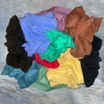 thumbnail image 5 of SupremePlus Color Knit T-Shirt Cleaning Rags 1 lb Bag of Rags Household Commercial Reusable Multipurpose Cotton Dust Cloths, Multicolor, 9 Count, 5 of 9