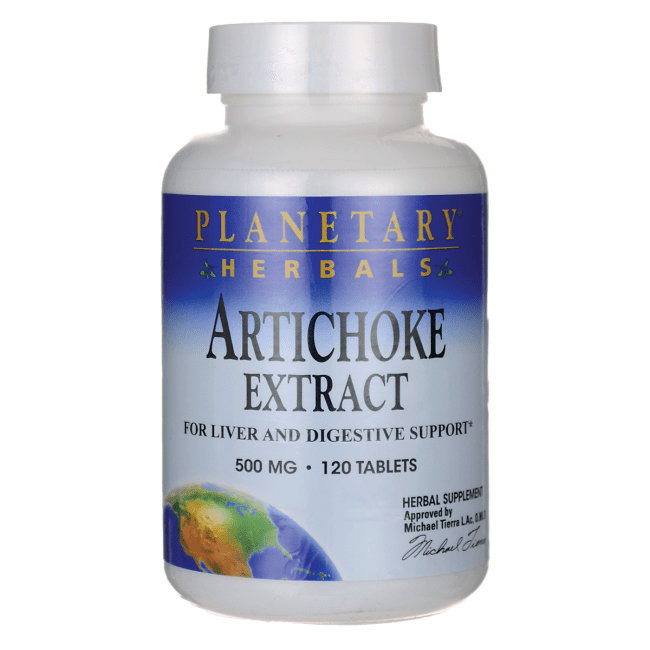 Herbals Artichoke Extract 500 mg. 120 Tablets