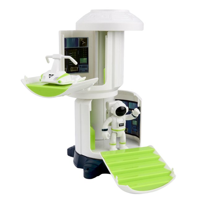 Simulación Espacio ículos de juguete Ciencia Juguetes Regalos de Estación Sunnimix Vehículos de juguetes espaciales
