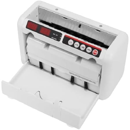 Money Counter Machine Portable Digital Display Bill Counter with UV MG Detection 800pcs/Min Battery Operated Cash Counting Machine for Banks Companies$$Office