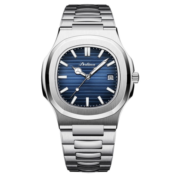 2025 High-end Fashion Ultra-thin Nautilus Steel Band Waterproof Luminous Watch