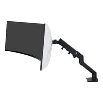 Ergotron HX Ultrawide Monitor Arm Desk Mount Screens 20-42 lbs Matte Black