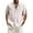 Gray, variant on Men Casual T-shirt Solid Short Sleeve Stand Collar Buttons Pullover Blouse Tops