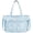 Blue Floral, variant on Corduroy Tote Bag for Women, Lightweight Work Laptop Tote Purse With 17 Pockets, Crossbody Shoulder Handbag for School Work Travel Gym, Checked Brown White