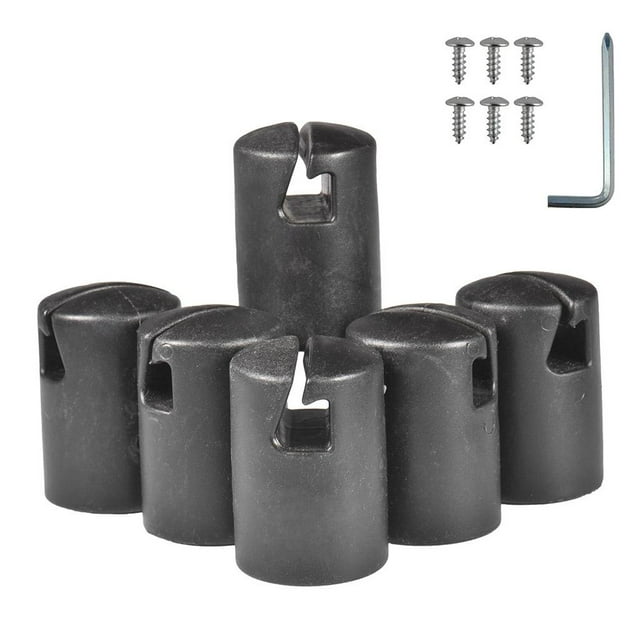6x Capuchons Durables pour Poteau d'Enceinte de Trampoline Poteaux de 1,26 Po Embouts Supérieurs de Tiges 13 Pcs