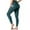 Cyan, variant on Comvin Leggings with Pockets for Women, High Waisted Tummy Control Yoga Pants, Full Length Soft Stretchy Black Womens Leggings for Gym Workout,L