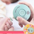 thumbnail image 1 of Recortador eléctrico para el cuidado de las uñas del bebé Cortador de pedicura de uñas para niños Tijeras pulidoras para bebés 6 piezas Cabezal de molienda para recién nacido - Verde Kuyhfg Sin marca, 1 of 4
