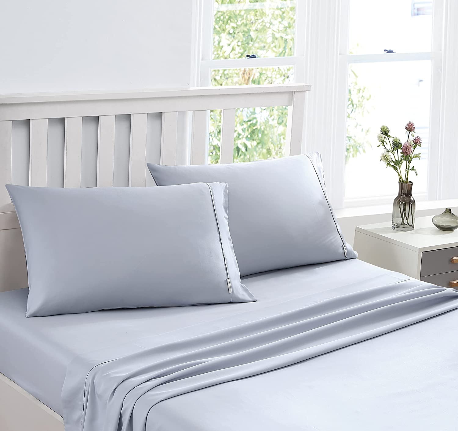 Laura Ashley Home Cerene Wellness Collection Sheet Set Soft