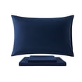 thumbnail image 6 of Campus Comforts by New Sega Home 2-Pack Microfiber Sheet Set, One Print, One Solid, Henry, Blue, Twin-XL, 6 of 8