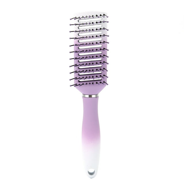 Cepillo para desenredar, tamao compacto Cepillo para desenredar el cabello Seguro y confiable Diseo de dientes de peine redondo cómodo para uso doméstico para salones de LHCER Descripción de la referencia