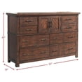 thumbnail image 4 of Bowery Hill 7 Drawer Dresser in Walnut, 4 of 5