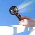 thumbnail image 5 of XGFHYJEH Hand Held Fan, Mini Fan Handheld, Hand Held Fan Rechargeable, Portable Folding Hand Held Cooling Fan, 5 of 7