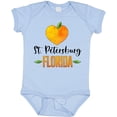 thumbnail image 3 of Inktastic St. Petersburg Florida Orange in Heart Boys or Girls Baby Bodysuit, 3 of 5
