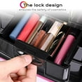 thumbnail image 5 of Byootique Deep Pink 2in1 Rolling Makeup Case Soft Sided Cosmetic Organizer 1680D, 5 of 10