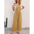 thumbnail image 4 of Combinaison Longue Sans Manches Boho, Combinaison Ample Décontractée avec Poches, Vêtements pour Femmes, 4 of 14