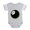 Heather Gray, variant on CafePress - Bl_8Ball - Cute Infant Baby Football Bodysuit