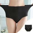 thumbnail image 2 of Besolor Womens High Waisted Underwear Seamless Leak-Proof No Show Panties Stretch Breathable Ladies Hipsters Briefs, 2 of 5