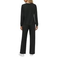 thumbnail image 6 of Fantaslook Two Piece Lounge Sets for Women Fall Outfits Long Sleeve Tops Wide Leg Pants Matching Sets Vacation Travel Outfits, 6 of 10