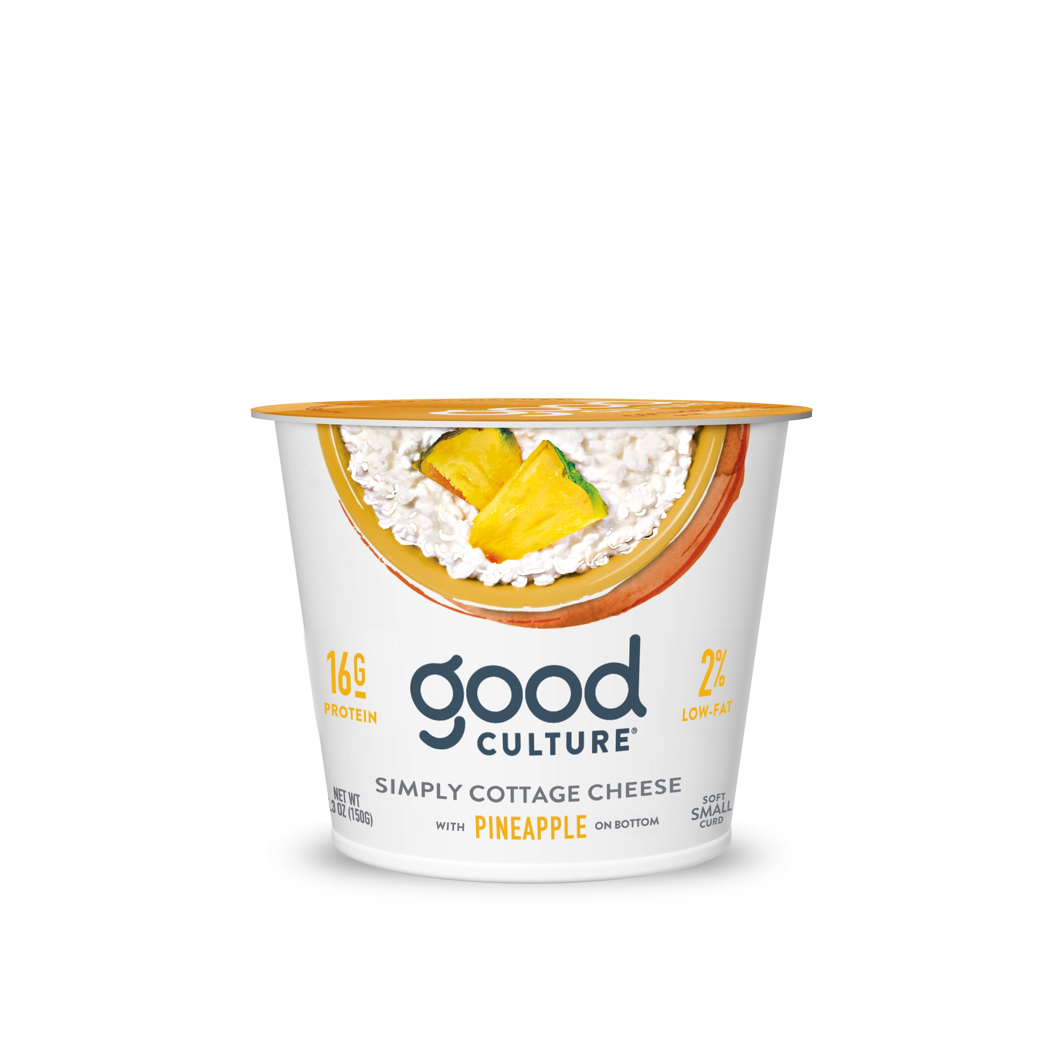 Good Culture 2 Low Fat Pineapple Simply Cottage Cheese 5 3 Oz