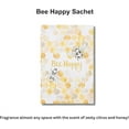 thumbnail image 5 of Honey Bee Kitchen Decor Set with 18x28 Cotton Jacquard Dish Towels, 8" Microwave Bowl Cozies, and Bee Happy Citrus Scented Sachet Packet, 5 Pieces, 5 of 5