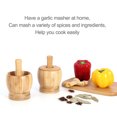 thumbnail image 4 of Large Bamboo Garlic Garlic Jar Household Kitchen Food Stuffing Machine with Lid, 4 of 10