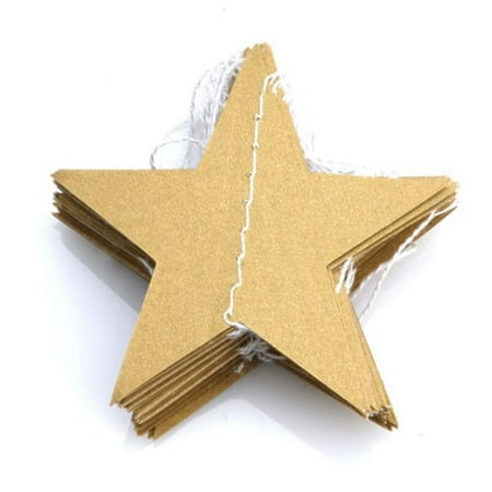 

Livesture Large 4m Pentagram Pull Flower Flag Pendant Gold