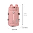 thumbnail image 2 of Fiudx Mochila Deportiva de Viaje, Diseño de Múltiples Correas, Se Transforma En Un Bolso Oculto, Compartimento Independiente para Zapatos, Separación Entre Seco y Húmedo, Nailon de Secado Rápido, Ide, 2 of 2