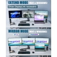 thumbnail image 3 of Estación de acoplamiento WAVLINK USB-C de triple pantalla 100 W PD 15 en 1, 3 of 7
