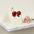thumbnail image 5 of Honmine Simulated French Cream Cake, Fake Dessert Mousse Cake Display Prop for Refrigerator, Bakery, Shelf and Store Decor, 5 of 6