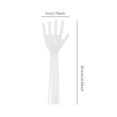thumbnail image 5 of Toystoory Paquete de 2 tenedores para ensalada, cubiertos con forma de mano, pinzas reutilizables, accesorios para el hogar, comedor, Mostrada, 5 of 5