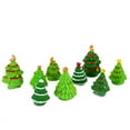 thumbnail image 1 of Set de estatuas de resina para decoración de jardín, árbol de Navidad, 100 g, 1 of 2