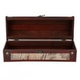 thumbnail image 4 of Wooden Wine Storage Box, Flip Up Type Lid Single Bottle Wine Box, Single Bottle For Wine Enthusiast Delicate Gift, 4 of 8