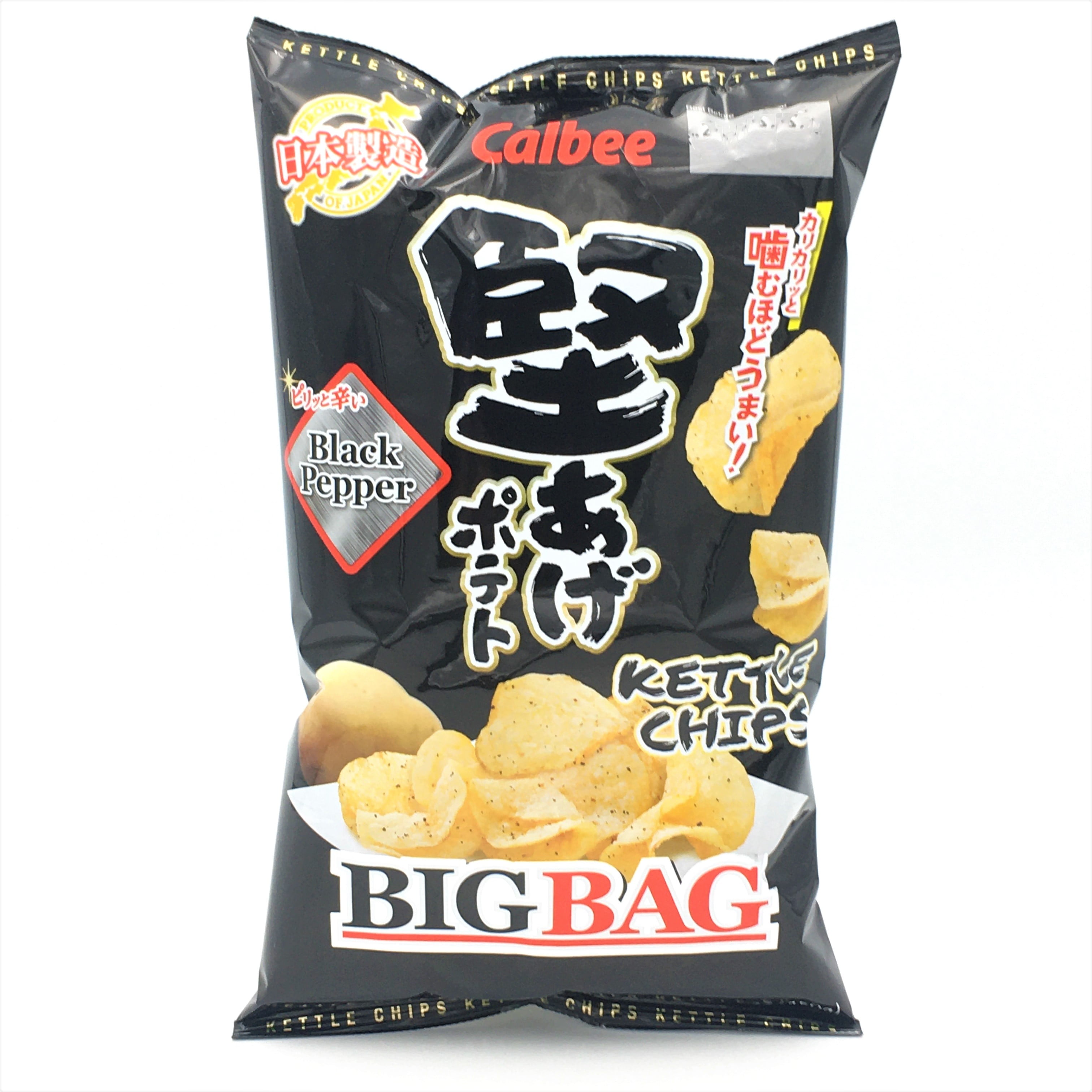 Calbee Kettle Chips Black Pepper 5.29oz/ 150g