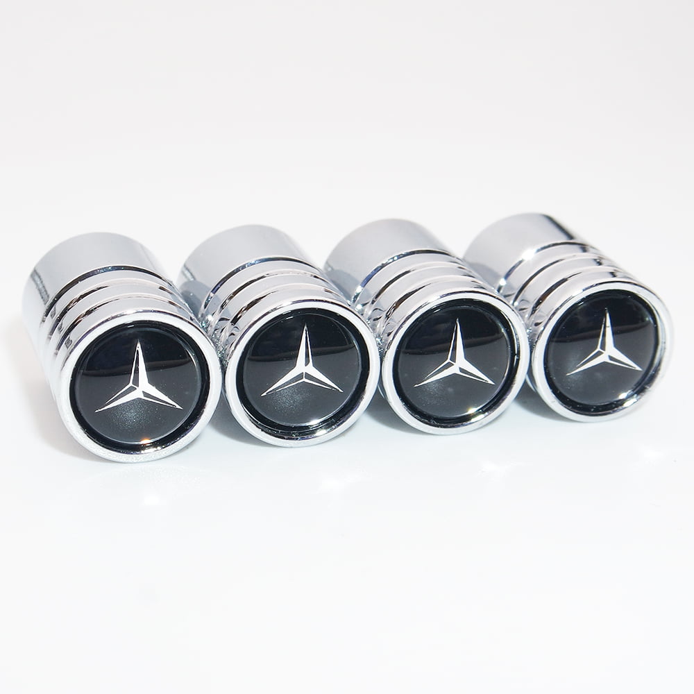 Universal Car Auto Tyre Valve Stems Caps Cover Logo Fit For Mercedes-Benz AMG 