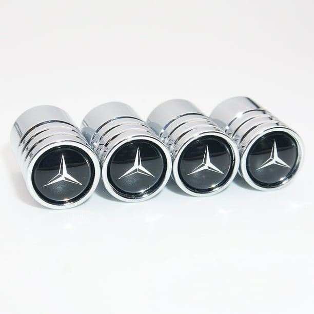 Us85 Mercedes Benz Amg Logo Emblem Auto Car Wheel Tire Air Valve Caps Stem Dust Cover Accessories Decoration Birthday Gift Chrome Walmart Com Walmart Com