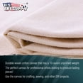 thumbnail image 3 of U.S. Art Supply 10-Ounce Unprimed 63" Wide x 1 Yard (3 Feet) Long Heavyweight Unstretched Canvas Roll - 100% Cotton, Woven - Oil & Acrylic Painting, Murals, Backdrop - Cut To Stretcher Bar Frame Size, 3 of 6