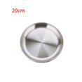 thumbnail image 1 of Greeniant Vajilla de acero inoxidable para acampar, de cena, soporte para contenedor de alimentos, bandeja redonda, para desorden, accesorios carpas Numero 3 Greeniant OD009364-03, 1 of 6