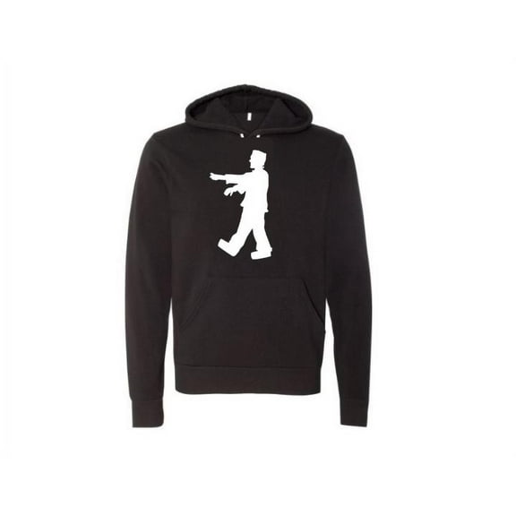 Halloween Hoodie, Frankenstein Walking, Frankenstein Apparel, Halloween Apparel, Unisex Hoodies, Trick Or Treat, Graphic Hoodie, Outdoors, Black, LARGE