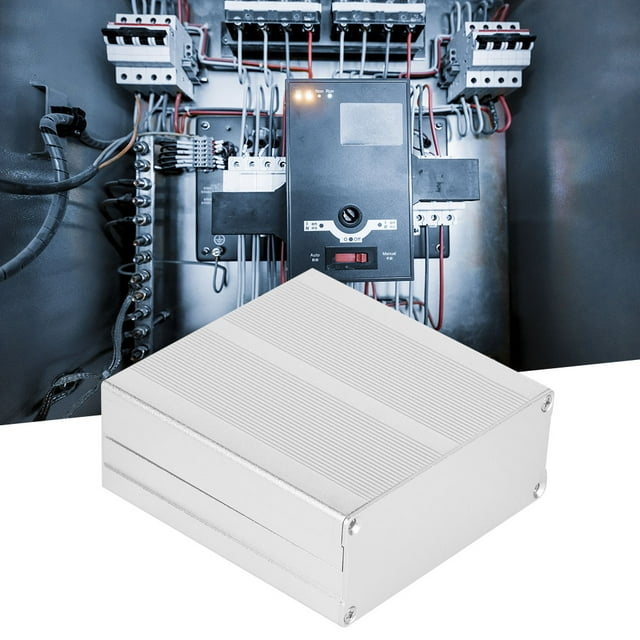 GPRS Aluminum Box, 40 X 97 X 100mm Project Box, 1.25-1.5mm Shell Thickness For Printed Circuit Board Electronic Products Heat-Dissipating