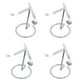 thumbnail image 1 of Wosthever 4 soportes de caballete de metal para exhibir rocas minerales de cristal, mini caballetes acrílicos. Decoración del hogar A, 1 of 6