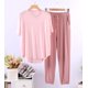 thumbnail image 2 of Pijamas coreanos de manga corta para mujer, ropa de dormir de Modal, suelta, talla grande, cómoda, ropa de noche, 2 of 5