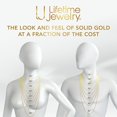 thumbnail image 6 of LIFETIME JEWELRY 9.5mm Cuban Link Chain Necklace 24k Gold Plated for Men and Women  (30 inches), 6 of 7