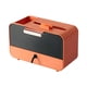 thumbnail image 3 of Cubierta de caja de pañuelos Organizador de almacenamiento rectangular con divisor de cajón Soporte de teléfono Tocador Organizador de maquillaje para Amarillo mayimx sostenedor del tejido, 3 of 9