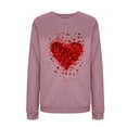 thumbnail image 5 of Awdenio Fashion Sweatshirt For Women Long Sleeves Casual Valentine's Day Printing Round Neck Shirt Crewneck Pullover Tunic Tops, 5 of 5