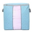thumbnail image 2 of Clearance Under $5!Yyuenw Foldable Large Storage Bags, Large Zippered Storage Bag for Closet King Comforter, pillow, quilt, bedding, Clothes, Clear Window & Handles, Closet Under Bed Organizer, 2 of 5