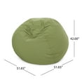 thumbnail image 5 of Petra Outdoor Water Resistant Fabric 4.5' Bean Bag, Green, 5 of 6