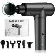 Kiir Massage Gun Deep Tissue Massager Electric Handheld Percussion Muscle Cordless Portable Professional Massage Drill for Athletes Body Massage Pain Relief