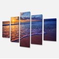 thumbnail image 2 of Sunset over Blue Seashore - Impression sur Toile Photo de Bord de Mer, 2 of 3